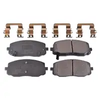 febi Bremsen Set Bremsscheiben + Bremsbel&auml;ge f&uuml;r HYUNDAI i10 1 PA KIA Picanto 1 SA vorne