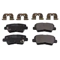 febi Bremsscheiben + Bremsbel&auml;ge f&uuml;r HYUNDAI i20 2 GB IB KIA Rio 4 Stonic YB hinten
