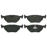 febi Bremsscheiben + Bremsbel&auml;ge + Sensor f&uuml;r BMW 3er E46 316i 318i 105/115/118 PS hinten