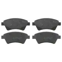 febi Brakes Brake Discs + Brake Pads for RENAULT Kangoo KC0/1_ 1.6 16V 1.9 dTi (front)