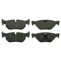 febi Bremsscheiben + Bremsbel&auml;ge + Sensor f&uuml;r BMW X1 E84 16-28i 16-25d ab 03.2010 hinten