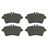 febi Brake Discs + Brake Pads + Sensor for Mercedes A-Class W169 and B-Class W245 (Front)