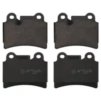 febi 16671 Bremsbel&auml;ge + Warnsensor f&uuml;r VW Touareg 7L 3.2/3.6 V6 3.0 TDI PR-1KQ hinten