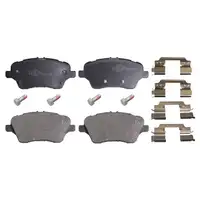 febi Brake Disc + Brake Pads for FORD B-Max, Fiesta 6, Tourneo/Transit Courier B460 (front)