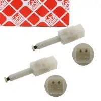 2x febi 23340 Bremslichtschalter für VW Passat B5 AUDI A4 B5 A6 C4 C5 A8 D2 SKODA Superb 1