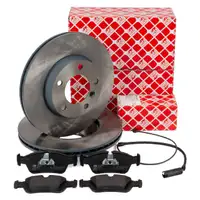 febi Bremsscheiben + Bel&auml;ge + Sensor f&uuml;r BMW 3er E36 318-328i 318/325tds Z3 2.0-2.8i vorne
