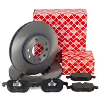 febi Bremsscheiben + Bremsbel&auml;ge f&uuml;r OPEL Signum CC Vectra C SAAB 9-3 YS3F 15 Zoll vorne