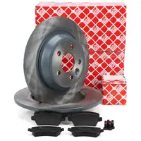 febi Bremsscheiben + Bremsbel&auml;ge f&uuml;r FORD Galaxy S-Max WA6 mit elektr. hinten