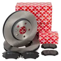 febi Bremsscheiben + Bremsbel&auml;ge f&uuml;r OPEL Insignia A SAAB 9-5 YS3G 17 Zoll vorne