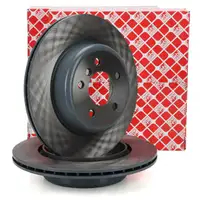 febi 104804 Bremsscheiben Satz f&uuml;r BMW 5er F10 F11 520-530i 518-530d hinten 34216898733