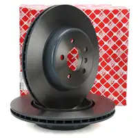 febi 104805 Bremsscheiben Satz f&uuml;r BMW F10 F11 F07 F12 F13 F06 F01-04 hinten 34206894381