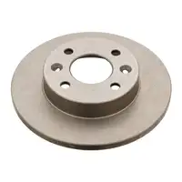febi Bremsscheiben + Bel&auml;ge + Sensor f&uuml;r RENAULT Clio 2 ohne ABS Megane 1 Twingo 1 vorne