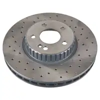 febi 107223 Bremsscheiben Satz f&uuml;r MERCEDES C-Klasse W205 S205 C205 A205 vorne 0004212112