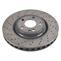 febi 107501 Brake Disc Set for MERCEDES-BENZ W176, W246, C117, X117, X156 (Front) 2464212712