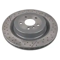 febi 107712 Brake Disc Set for MERCEDES-BENZ M- GL GLE GLS W166 X166 Rear 1664230512