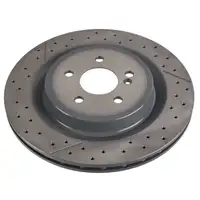 febi 107722 Brake Disc Set for MERCEDES W176 C/X117 45AMG 43/55AMG Rear 1724230112