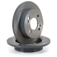 febi Bremsen Set Bremsscheiben + Bremsbel&auml;ge f&uuml;r HYUNDAI i10 1 PA 1.0 1.1 1.2/LPG hinten