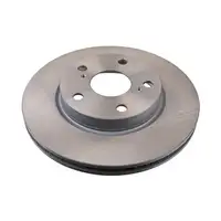 febi 108481 Brake Disc Set for TOYOTA Auris Corolla _E15_ _E18_ Front 43512-12670