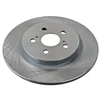 febi Bremsscheiben Satz f&uuml;r TOYOTA Urban Cruiser _P1_ 1.4 D-4D 4WD hinten 42431-52160