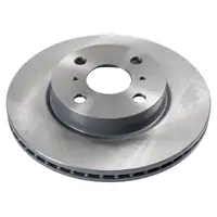 febi 108587 Brake Disc Set for TOYOTA IQ _J1_ Yaris _P13_ up to May 2012 (front)
