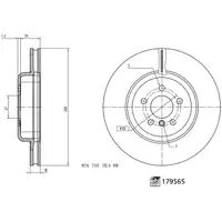 febi 179565 Bremsscheiben Satz f&uuml;r BMW G20 G21 G23 G32 G11 G12 X3 X4 X5 vorne 34108853555