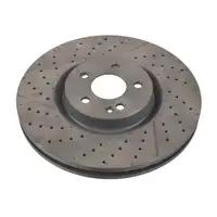 febi 171465 Brake Disc Set for MERCEDES W176 C117 X117 X156 45AMG (Front) 1764210212