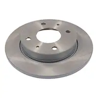 febi 22834 Bremsscheiben Satz f&uuml;r MITSUBISHI Colt 6/CZC SMART ForFour 454 hinten