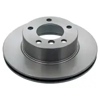 febi Bremsscheiben + Bremsbel&auml;ge + Sensor f&uuml;r BMW 1er E81 ohne M-Technik bis 03.2010 vorne