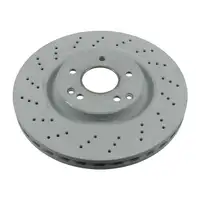 febi 26107 Bremsscheiben Satz f&uuml;r MERCEDES W203 Cl203 S203 C209 A209 R171 vorne 2034211312