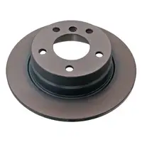 febi Bremsscheiben + Bremsbel&auml;ge + Sensor f&uuml;r BMW 1er E81 E87 116i 116d ab 03.2010 hinten
