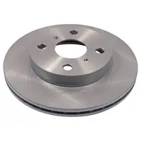 febi Bremsscheiben + Bremsbel&auml;ge f&uuml;r TOYOTA Yaris _P1_ 1.0 1.3 1.4 D-4D mit FGst. JT vorne