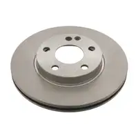 febi Brake Discs + Brake Pads + Sensor for Mercedes A-Class W169 and B-Class W245 (Front)