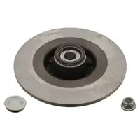 febi 28156 Brake Discs + Wheel Bearing Set for RENAULT Grand/Scenic 2 (rear) 7701208230