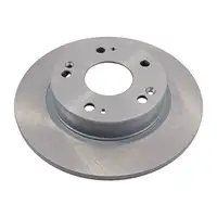 febi Bremsscheiben + Bel&auml;ge f&uuml;r HONDA Civic 8 Hatchback 1.4 1.6 1.8 Type R 2.2 CTDi hinten