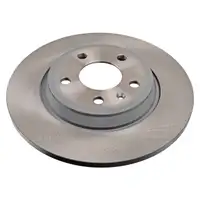 febi 36463 Bremsscheiben Satz f&uuml;r AUDI A4 B8 A5 8T 8F A6 C7 A7 4G Q5 8RB hinten 8K0615601M