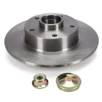 febi Bremsscheiben Radlager Bel&auml;ge f&uuml;r RENAULT Fluence Megane 3 elektr. hinten