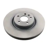 febi 43966 Bremsscheiben Satz f&uuml;r VOLVO S60 2 S80 2 V60 1 V70 3 XC70 2 vorne