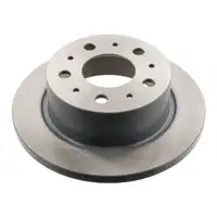 febi 43988 Bremsscheiben Satz f&uuml;r CITROEN Jumper 2 FIAT Ducato 250 PEUGEOT Boxer hinten