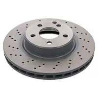 febi 43989 Bremsscheiben Satz f&uuml;r MERCEDES SL R230 350 500 245/306 PS vorne 2304210412