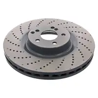 febi 44071 Brake Disc Set for MERCEDES-BENZ W204, W205, 63AMG, W212, W221 (Front) 0004212012