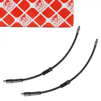 2x febi 177136 Bremsschlauch Bremsleitung f&uuml;r MERCEDES W176 W246 C/X117 vorne 2464200248