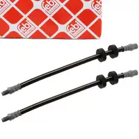 2x febi 01176 Bremsschlauch Bremsleitung f&uuml;r VW Polo Derby 86 86c AUDI 50 863 vorne