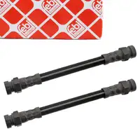 2x febi 01895 Bremsschlauch Bremsleitung f&uuml;r VW Golf 3 Vento Corrado 53I hinten 1H0611775