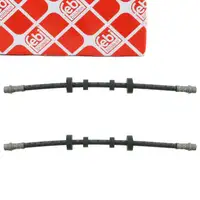 2x febi Bremsschlauch f&uuml;r VW Transporter T4 15 Zoll PR-2E2 bis Fgst. 70-X-250000 vorne