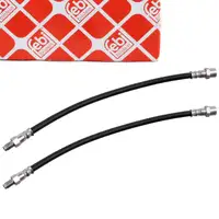 2x febi 05743 Bremsschlauch f&uuml;r MERCEDES W123 W124 W201 W126 R107 R129 vorne 1294280035