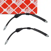 2x febi 15599 Bremsschlauch Bremsleitung f&uuml;r FIAT Punto 188_ vorne 46760308/71736927