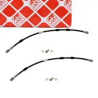 2x febi 30375 Bremsschlauch f&uuml;r VW Golf 4 Bora AUDI 8L1 Leon 1M Octavia 1 vorne 1J0611701M