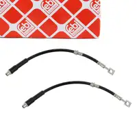 2x febi 45786 Bremsschlauch f&uuml;r OPEL Signum CC Vectra C SAAB 9-3 YS3F bis 12.2007 vorne