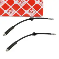 2x febi 104238 Bremsschlauch f&uuml;r OPEL Corsa D E FIAT Grande/Punto/Evo 199_ vorne au&szlig;en