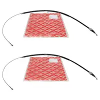 2x febi 24412 Bremsseil f&uuml;r VW Golf 5 AUDI A3 8P SKODA Octavia 3 SEAT Leon hinten